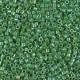 Miyuki delica beads 10/0 - Opaque green ab DBM-163